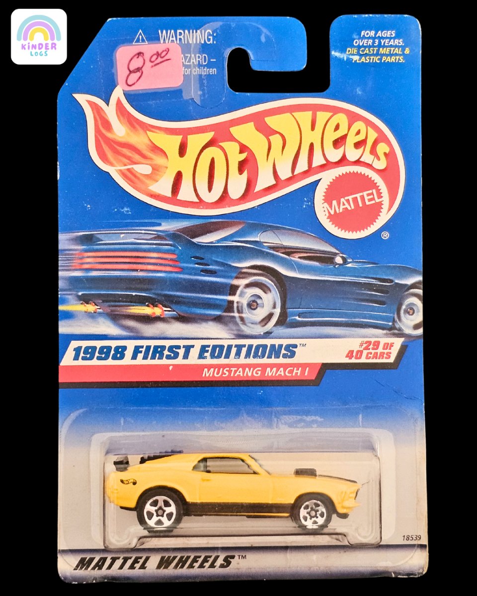Hot Wheels Ford Mustang MACH 1 - 1998 First Editions - Kinder Logs