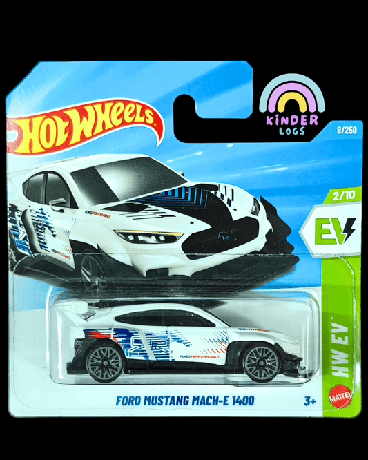 Hot Wheels Ford Mustang Mach - E 1400 EV (Imported Short Card) - Kinder Logs