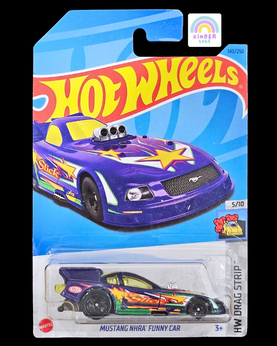 Hot Wheels Ford Mustang NHRA Funny Car (Imported) - Kinder Logs