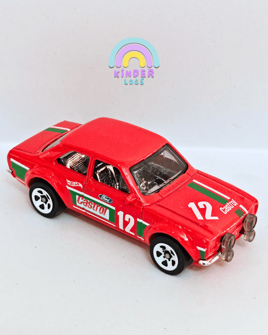 Hot Wheels Ford RS1600 Castrol Edition - Red (Uncarded - New) - Kinder Logs