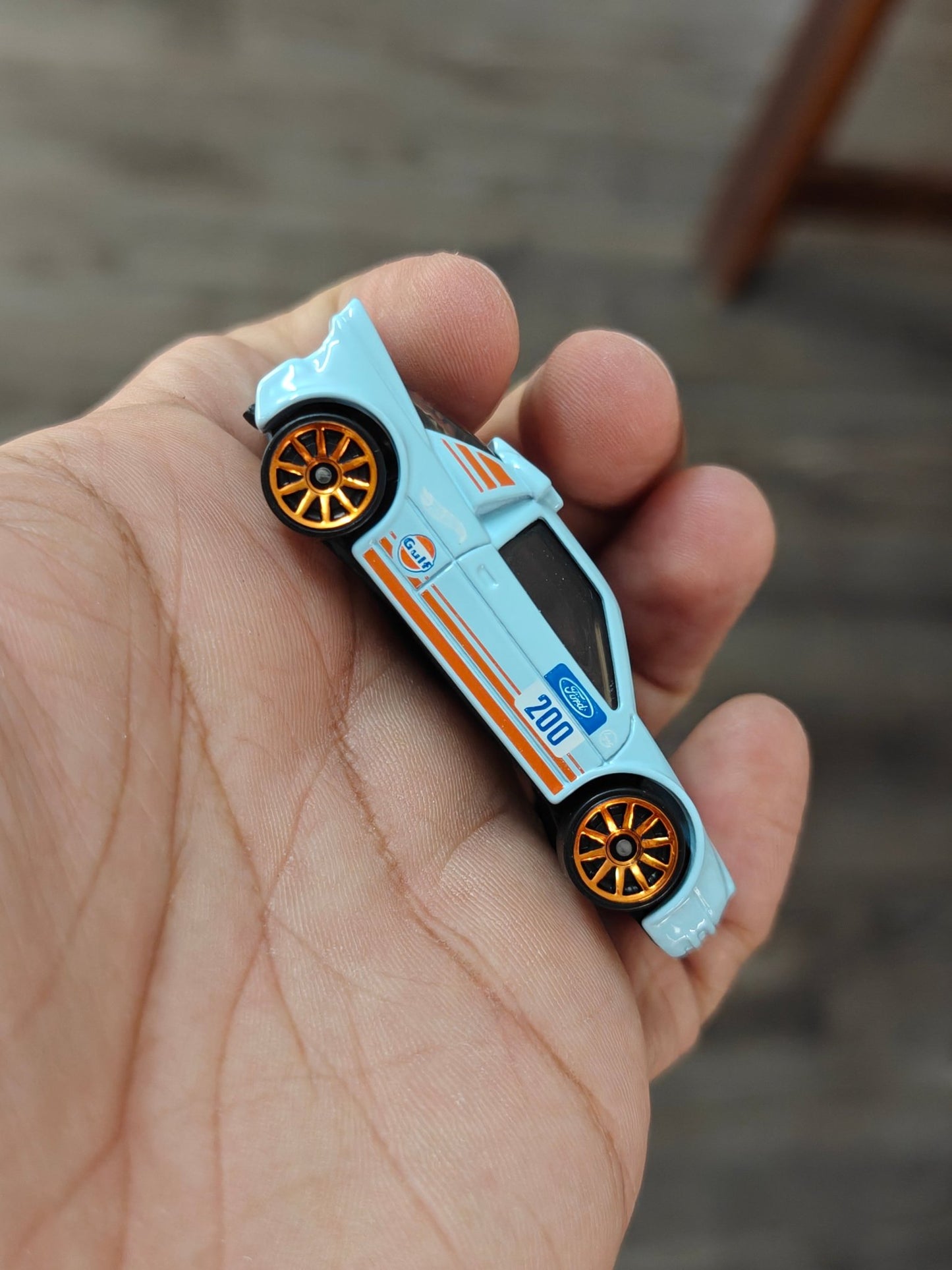Hot Wheels Ford RS200 - Blue (Uncarded - New) - Kinder Logs