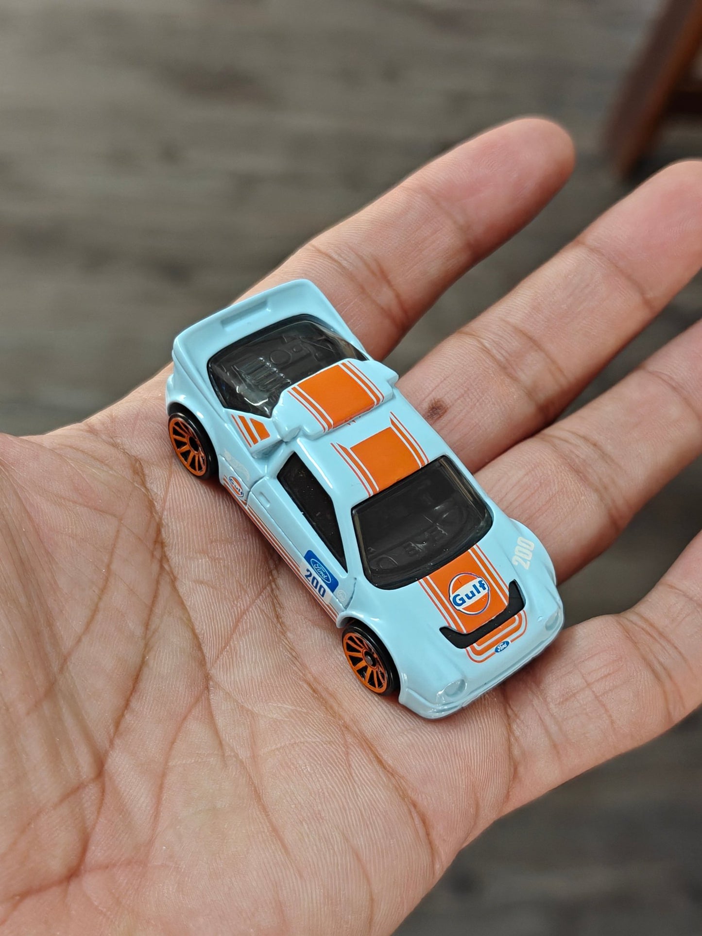 Hot Wheels Ford RS200 - Blue (Uncarded - New) - Kinder Logs