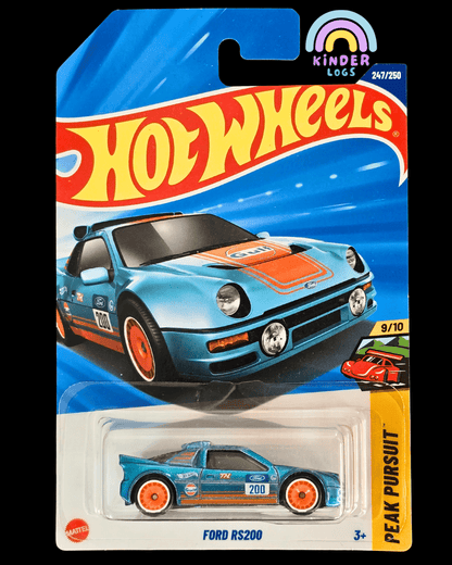 Hot Wheels Ford RS200 Super Treasure Hunt (STH) - Kinder Logs