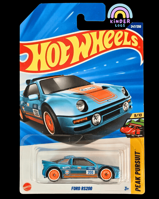 Hot Wheels Ford RS200 Super Treasure Hunt (STH) - Kinder Logs