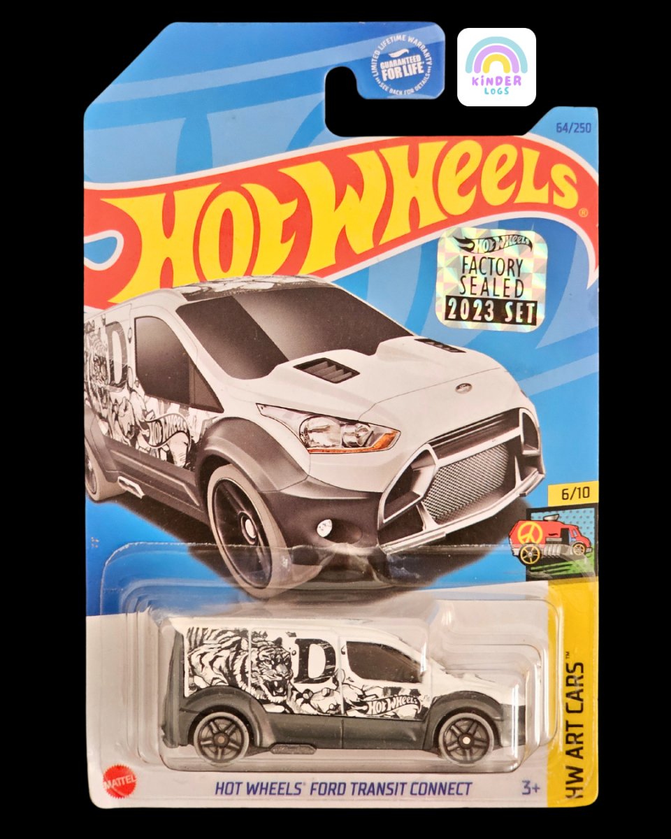 Hot Wheels Ford Transit Connect - Factory Sealed - Kinder Logs