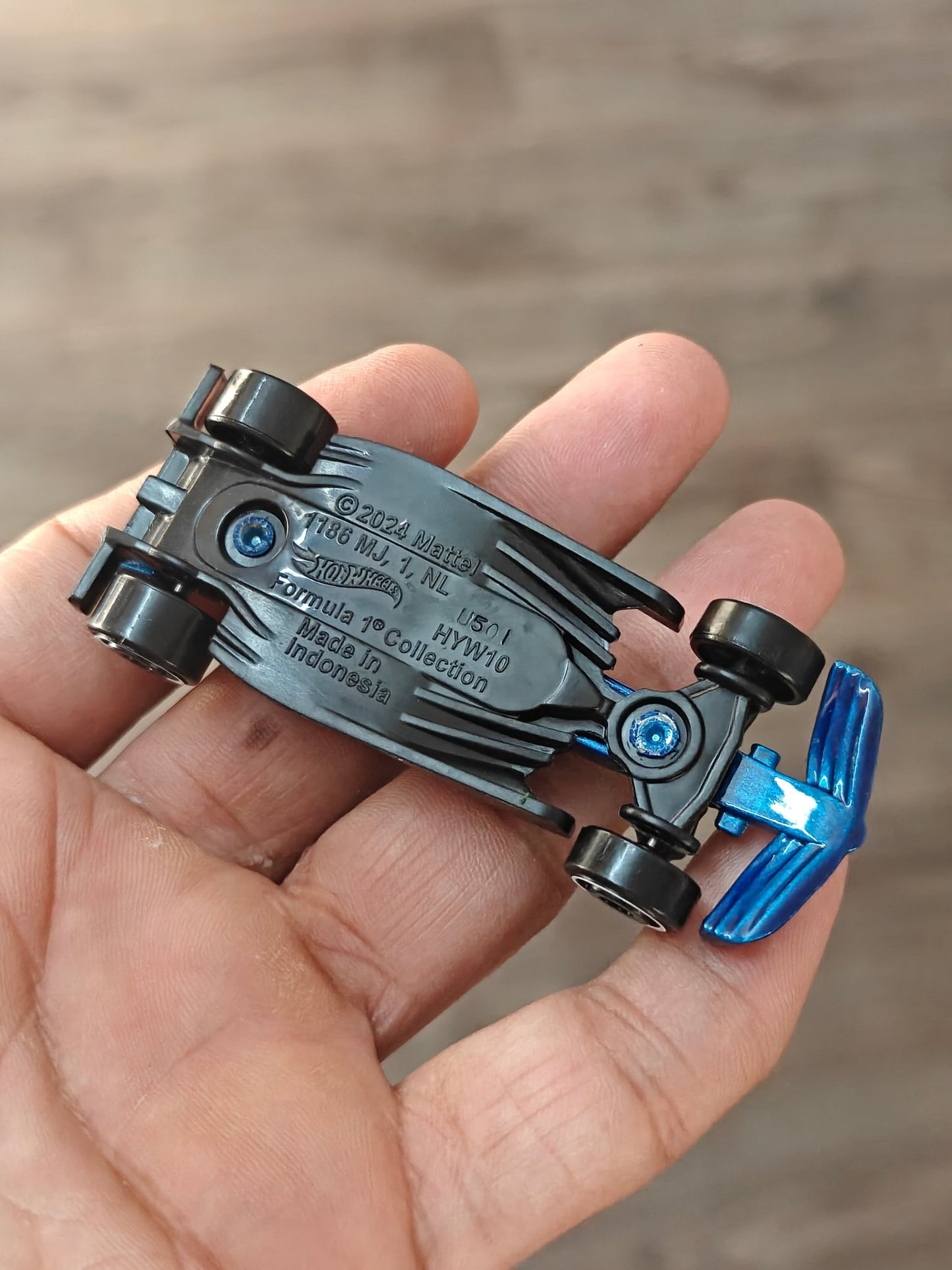 Hot Wheels Formula 1 Atlassian Williams - Blue (Uncarded - New) - Kinder Logs