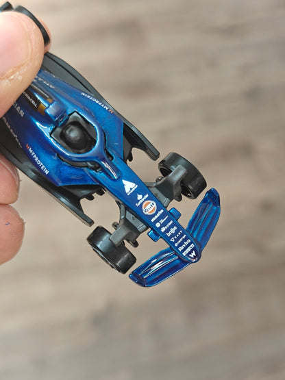 Hot Wheels Formula 1 Atlassian Williams - Blue (Uncarded - New) - Kinder Logs