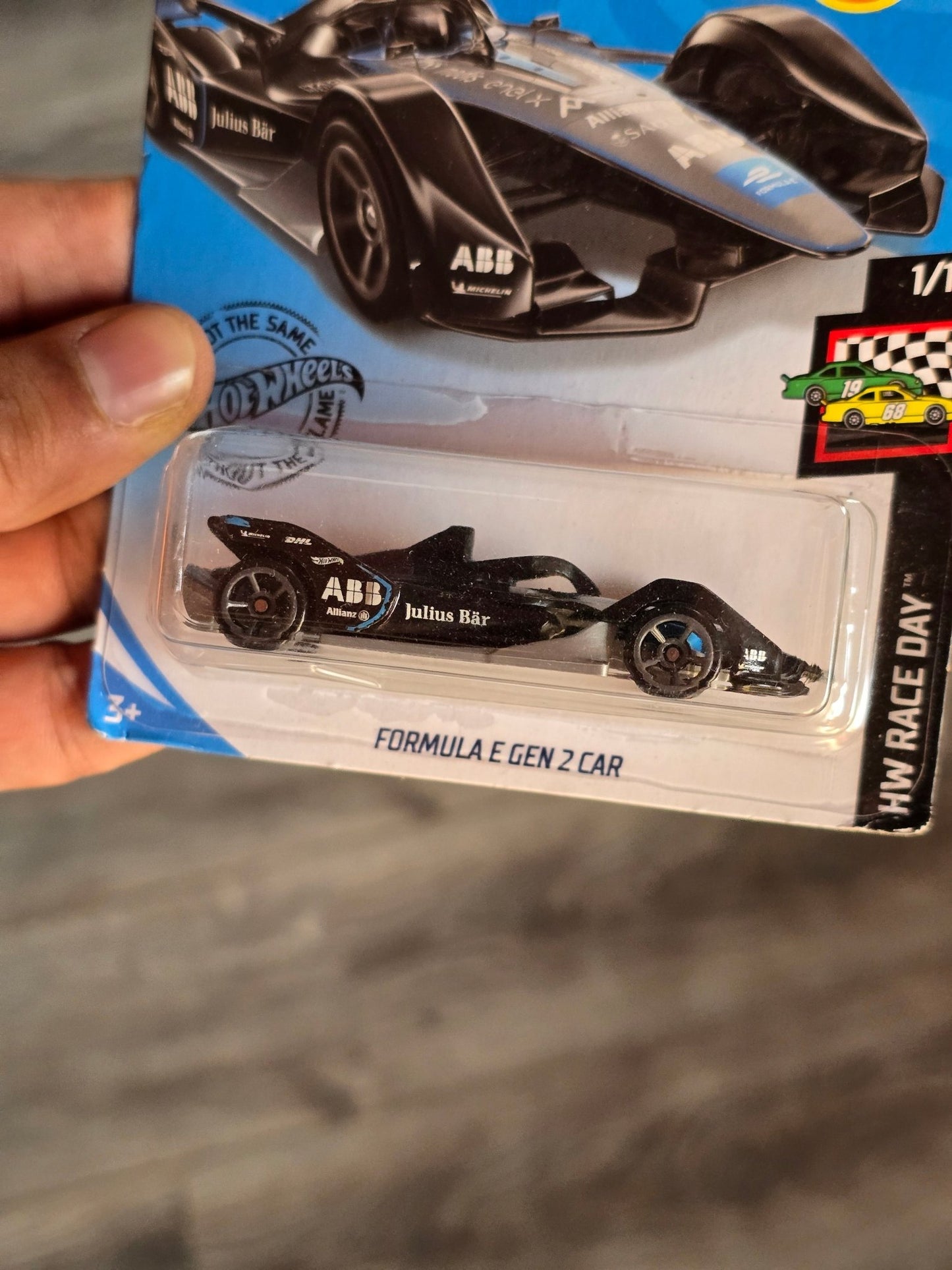 Hot Wheels Formula E Gen 2 Car - Black (2017 Imported) - Kinder Logs