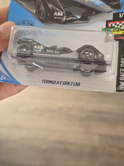 Hot Wheels Formula E Gen 2 Car - Black (2017 Imported) - Kinder Logs