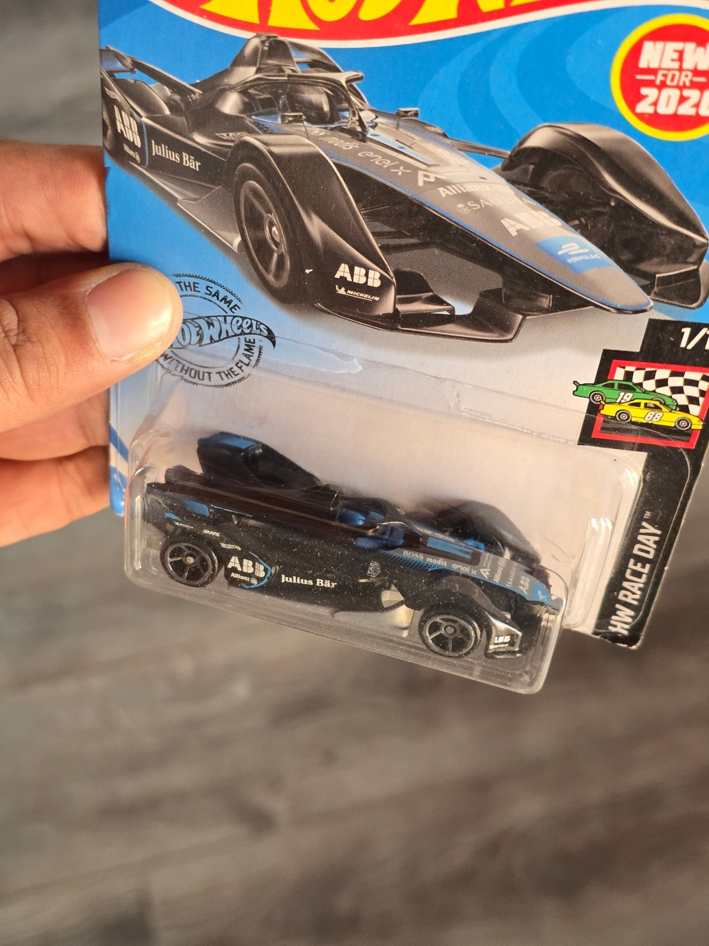 Hot Wheels Formula E Gen 2 Car - Black (2017 Imported) - Kinder Logs