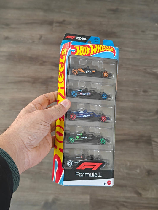 Hot Wheels 'Formula One Team' Cars (Imported Sealed Box) - Kinder Logs