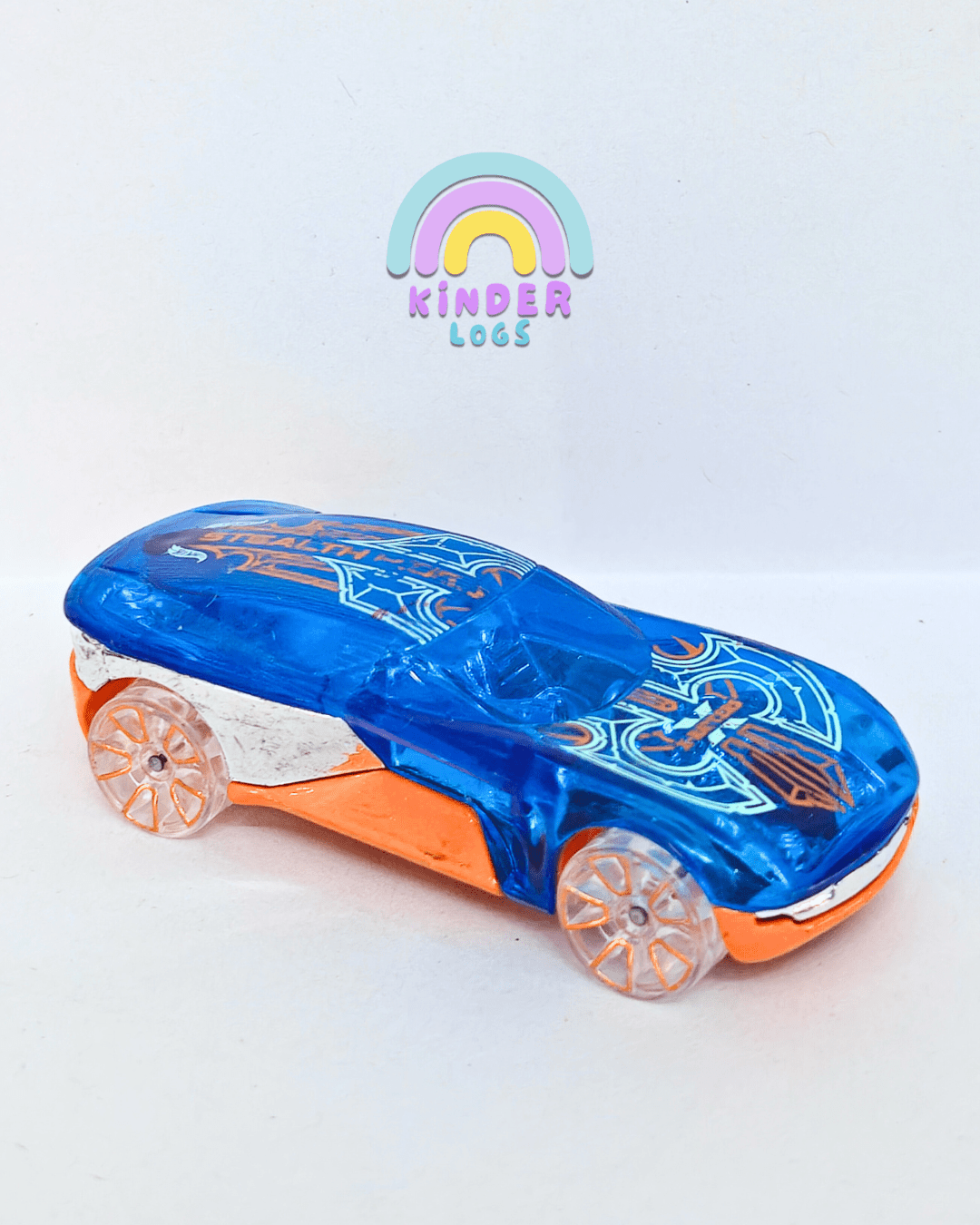 Hot Wheels Forward Force - Blue (Pre - Owned Car) - Kinder Logs
