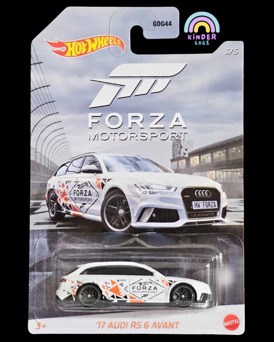 Hot Wheels Forza Motorsport 2017 Audi RS6 Avant - Kinder Logs