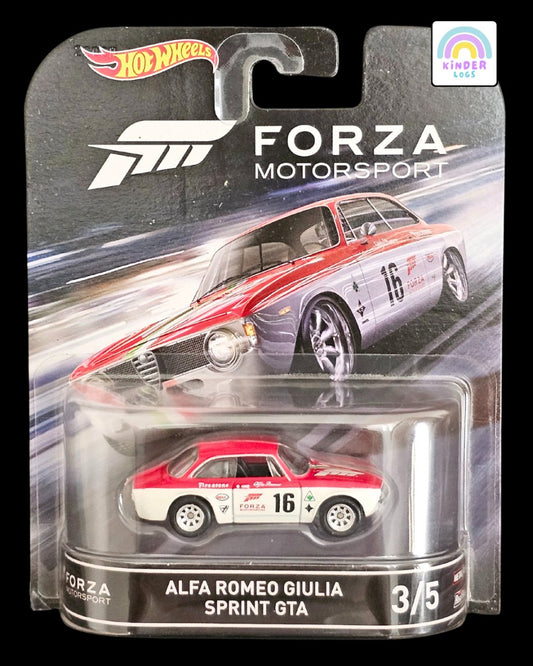 Hot Wheels Forza Motorsport Alfa Romeo Giulia Sprint GTA - Kinder Logs