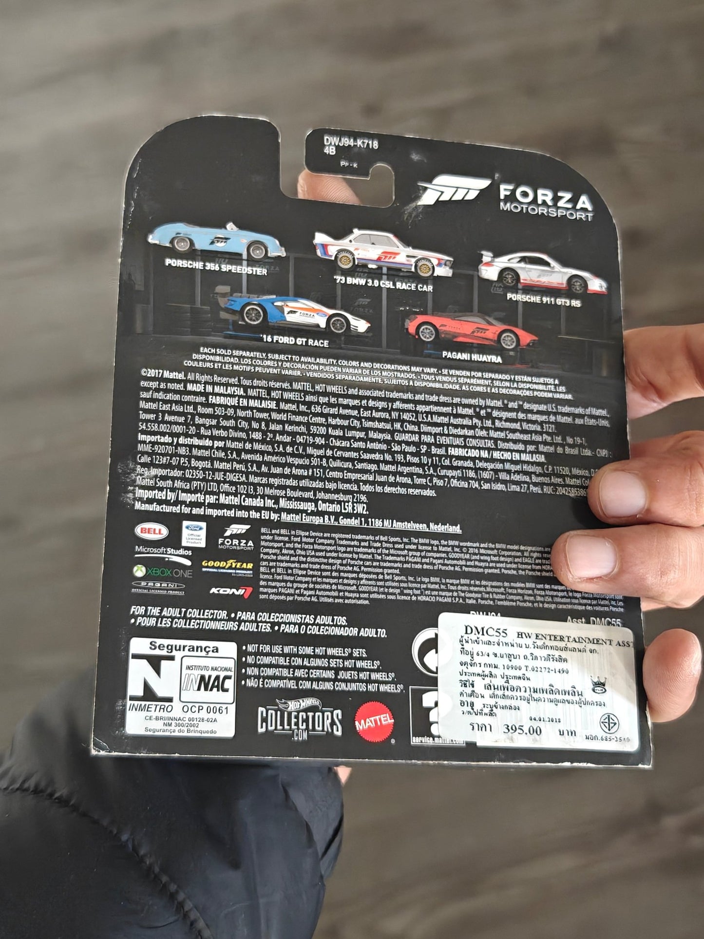 Hot Wheels Forza Motorsport Pagani Huayra - Kinder Logs