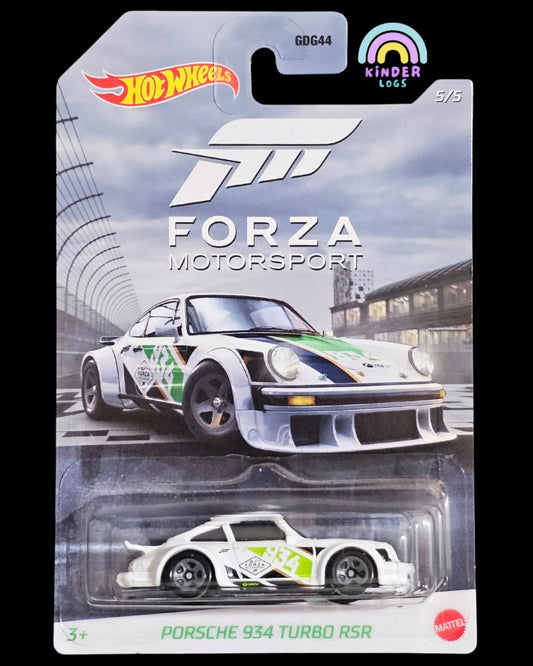 Hot Wheels Forza Motorsport Porsche 934 Turbo RSR - Kinder Logs