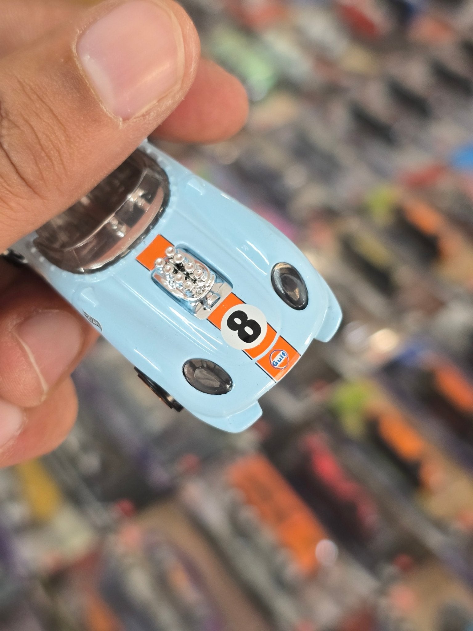 Hot Wheels Glory Chaser Gulf Edition (Uncarded) - Kinder Logs