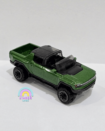 Hot Wheels GMC Hummer EV - Green (Uncarded) - Kinder Logs