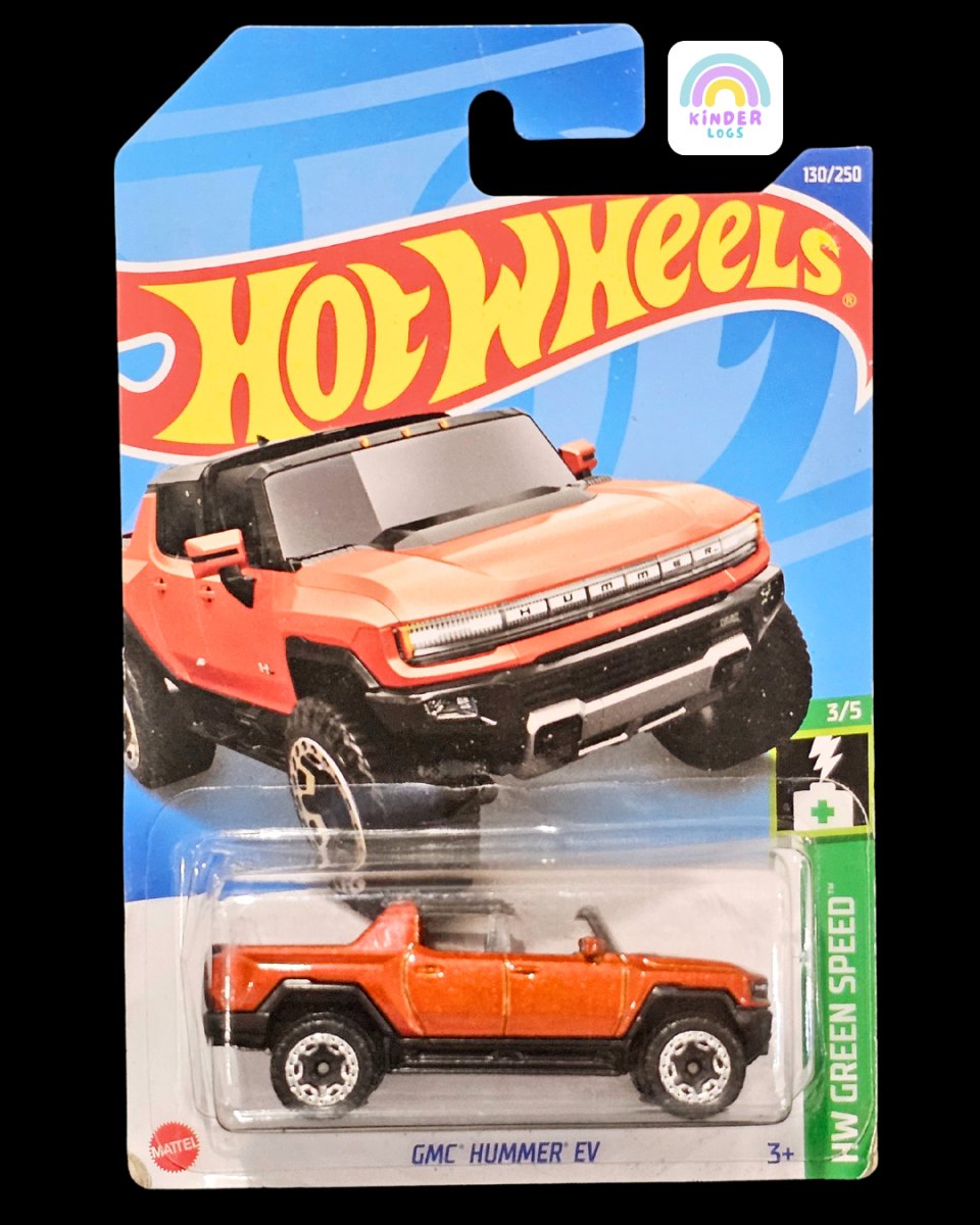 Hot Wheels GMC Hummer EV (Orange) - Kinder Logs India