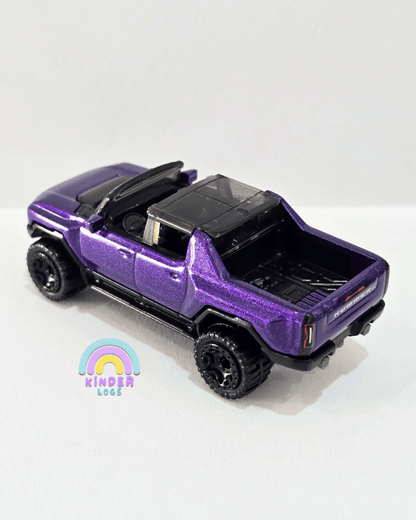 Hot Wheels GMC Hummer EV - Purple (Uncarded) - Kinder Logs