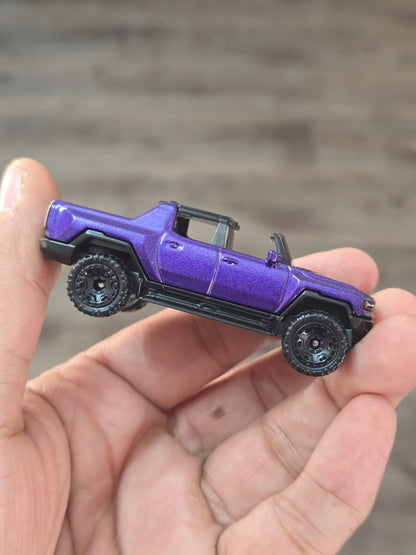 Hot Wheels GMC Hummer EV - Purple (Uncarded - New) - Kinder Logs