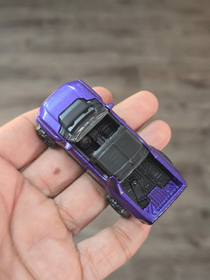 Hot Wheels GMC Hummer EV - Purple (Uncarded - New) - Kinder Logs