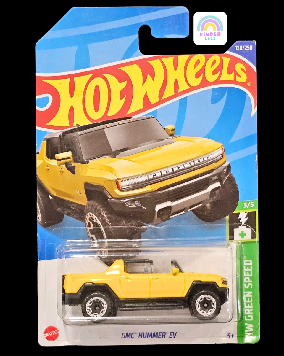 Hot Wheels GMC Hummer EV (Yellow Color) - Kinder Logs