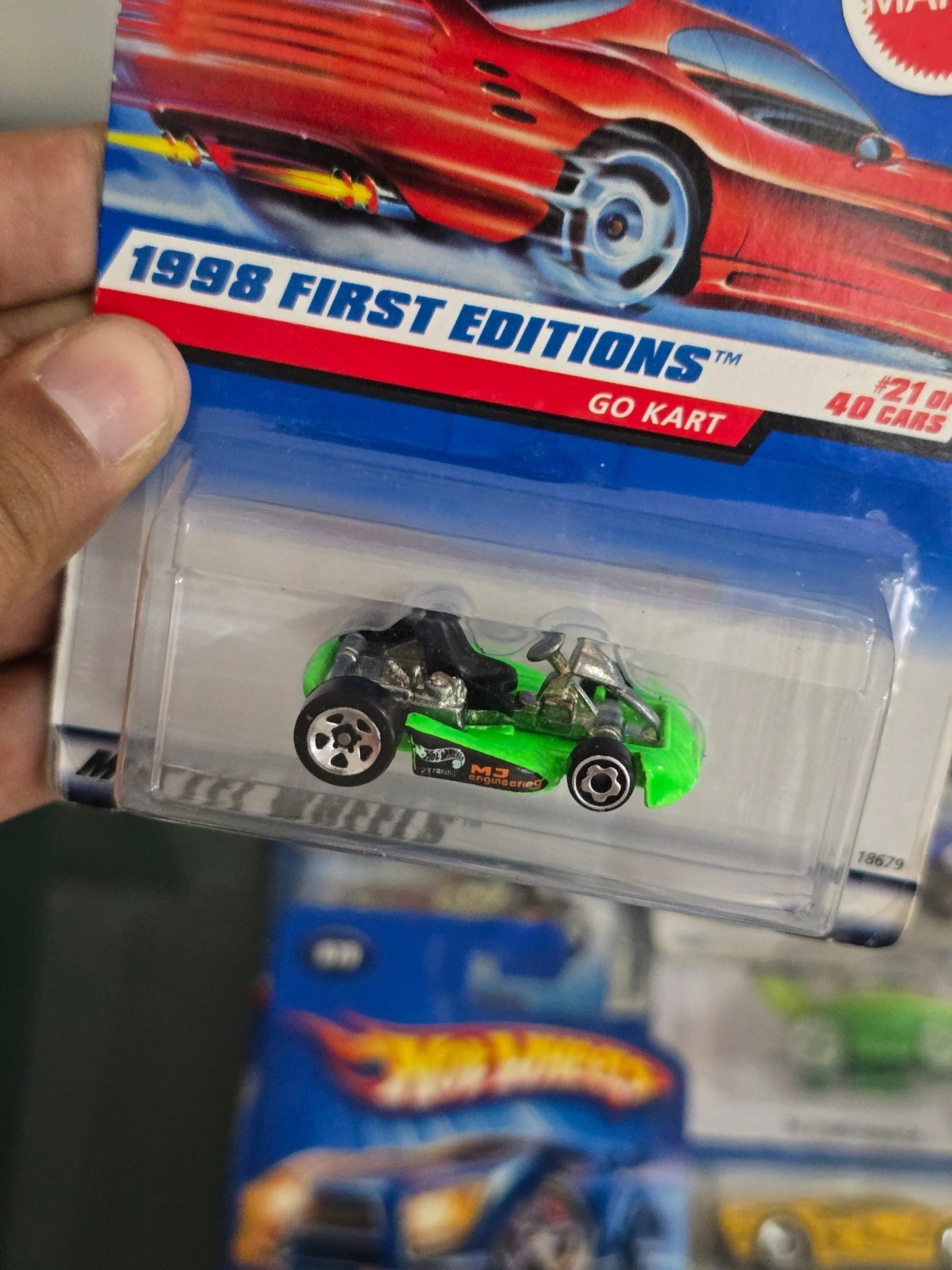 Hot Wheels GO Kart - 1998 First Editions - Kinder Logs