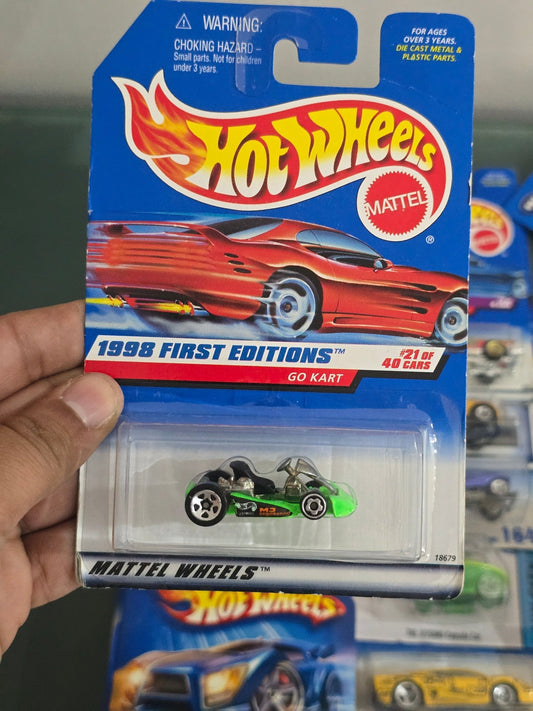 Hot Wheels GO Kart - 1998 First Editions - Kinder Logs