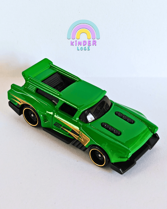 Hot Wheels Gone Mad - Green (Uncarded - New) - Kinder Logs