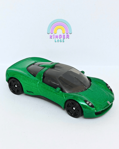 Hot Wheels Gordon Murray Automotive T.33 - Green (Uncarded - New) - Kinder Logs