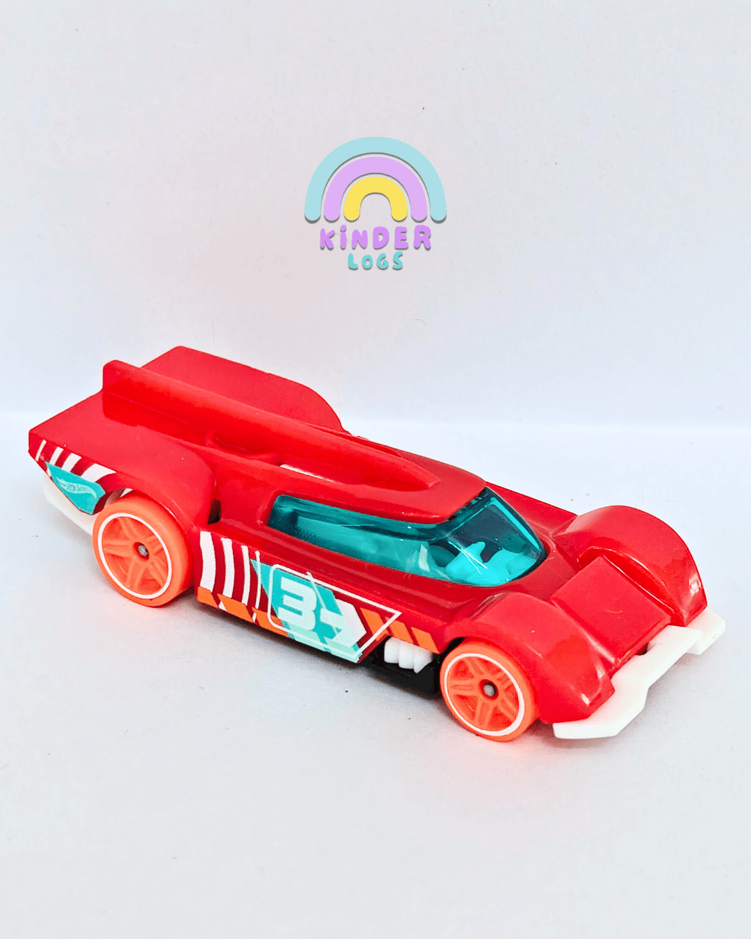 Hot Wheels GRUPPO X24 - Red (Uncarded - New) - Kinder Logs