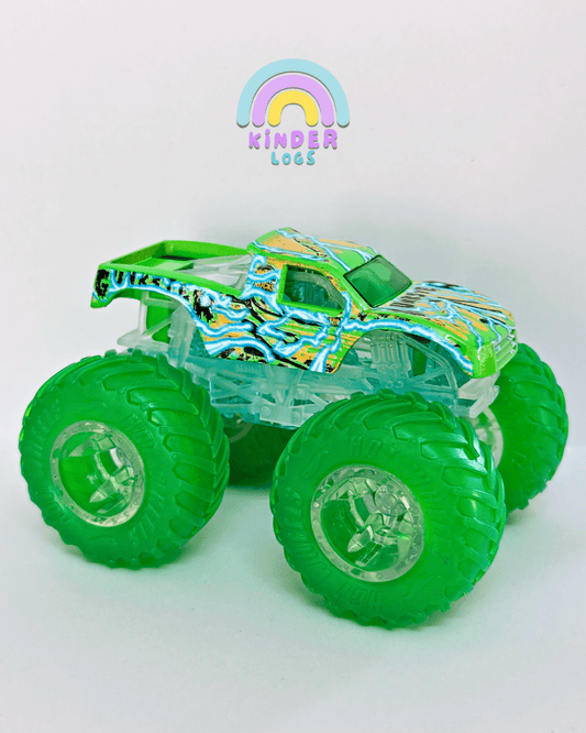 Hot Wheels GUNKSTER Monster Truck - Green (Uncarded - New) - Kinder Logs