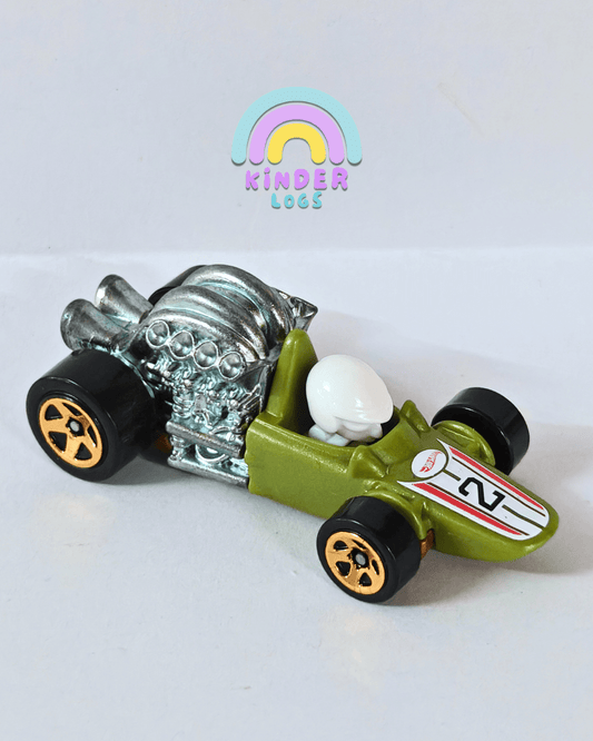 Hot Wheels Head Starter - Green (Uncarded - New) - Kinder Logs