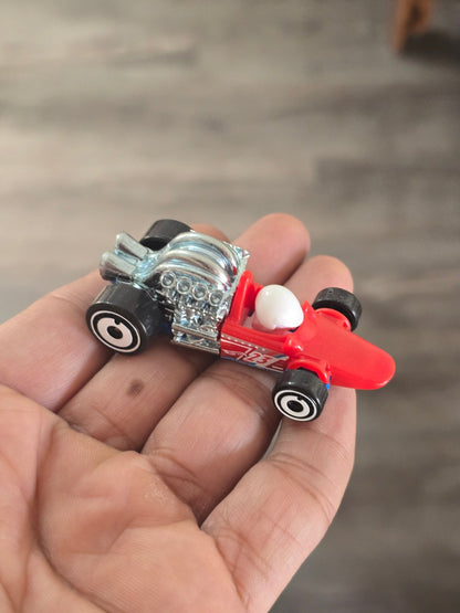 Hot Wheels Head Starter - Red (Uncarded - New) - Kinder Logs