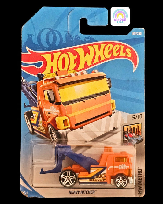 Hot Wheels Heavy Hitcher Towing Truck - Kinder Logs