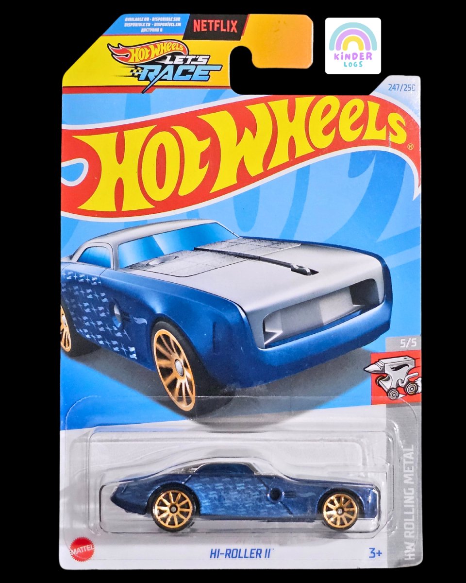 Hot Wheels Hi - Roller II - Rolling Metal (Q Case) - Kinder Logs