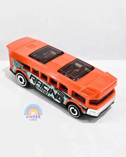 Hot Wheels High Racing Academy Bus - Orange (Uncarded) - Kinder Logs