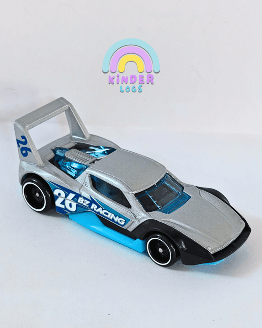 Hot Wheels High - Tail Chaser - Silver (Uncarded - New) - Kinder Logs