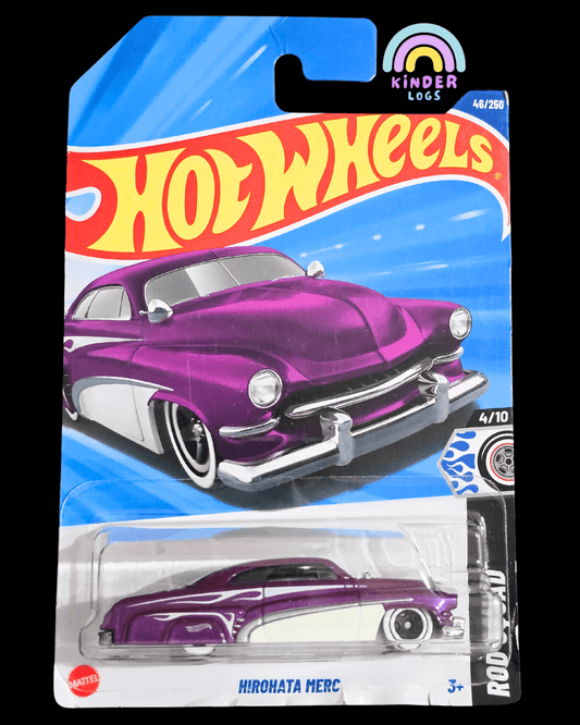 Hot Wheels Hirohata Merc - Purple (Imported) - Kinder Logs