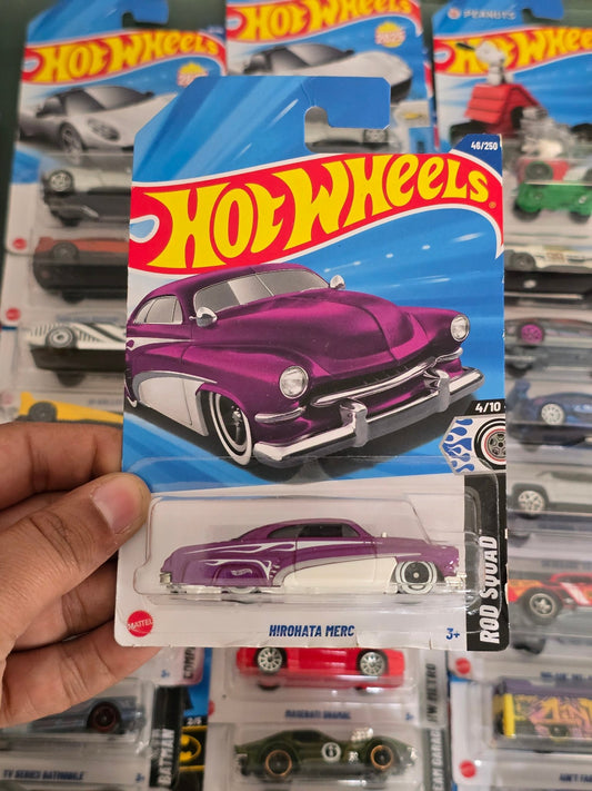 Hot Wheels Hirohata Merc - Purple (Imported) - Kinder Logs