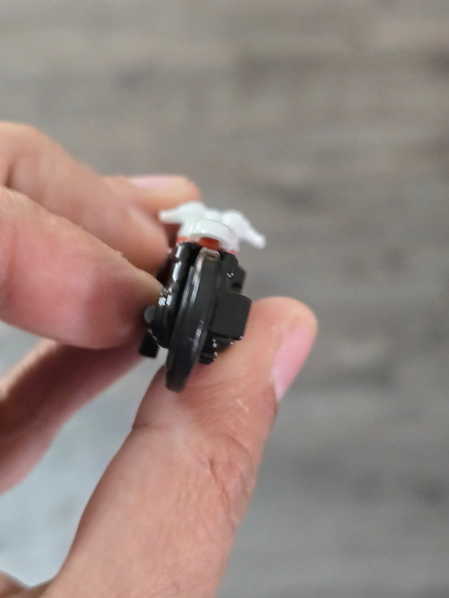 Hot Wheels Honda CB750 Cafe - White (Uncarded) - Kinder Logs