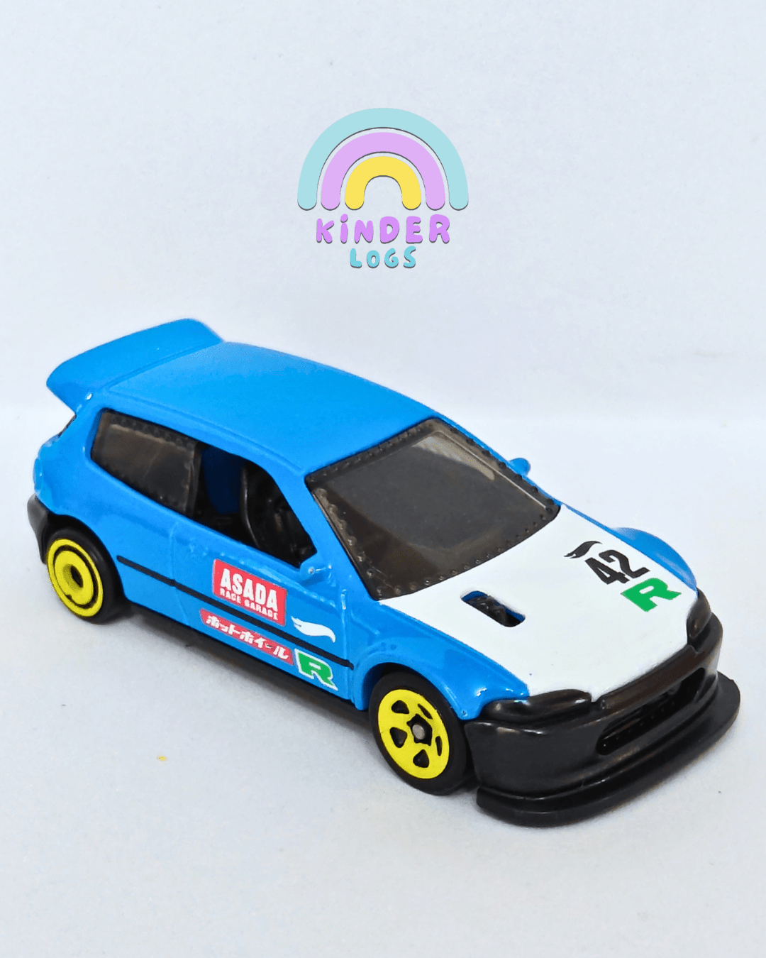 Hot Wheels Honda Civic Custom 'ASADA' (Uncarded - New) - Kinder Logs