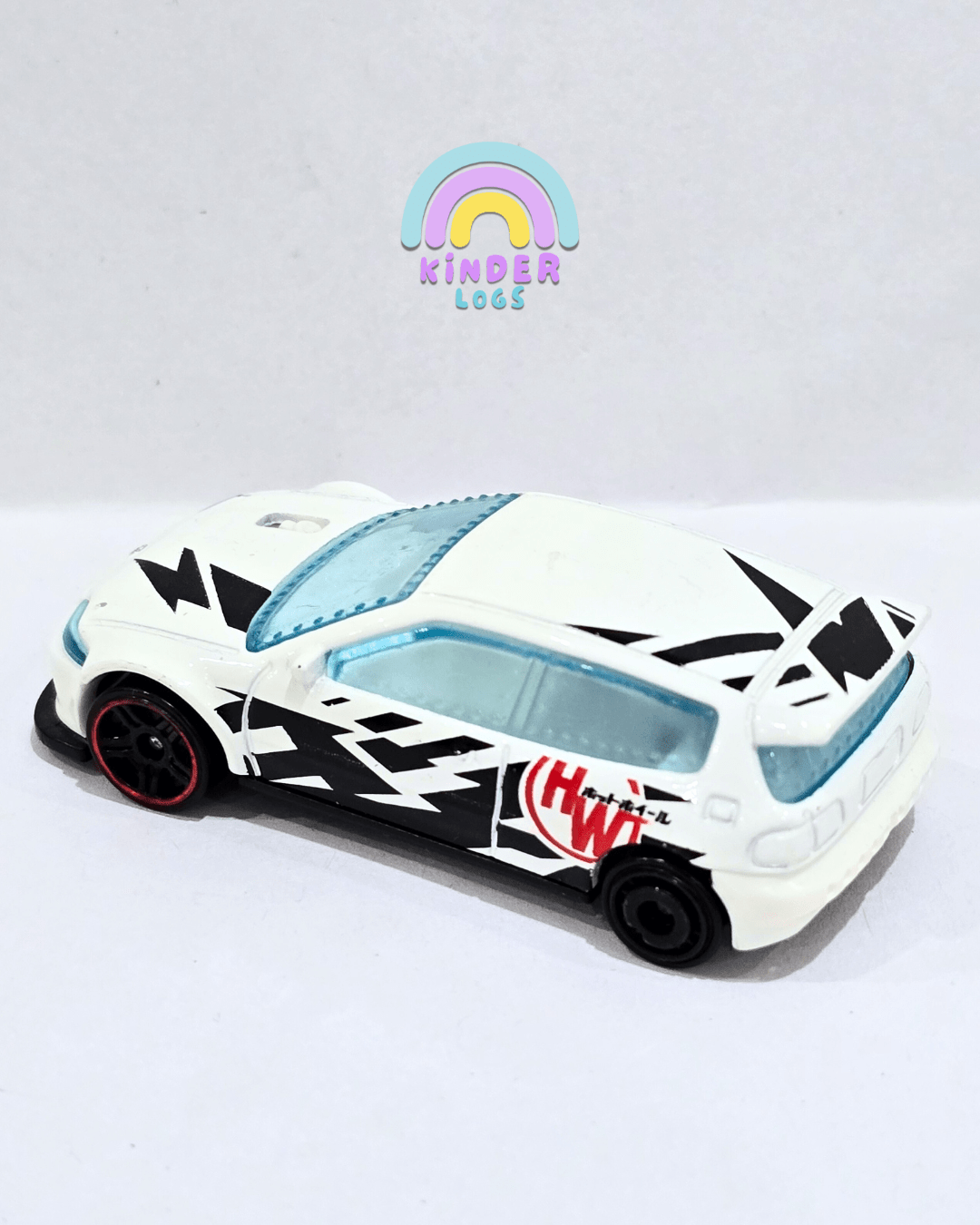 Hot Wheels Honda Civic Custom (Used Car) - Kinder Logs
