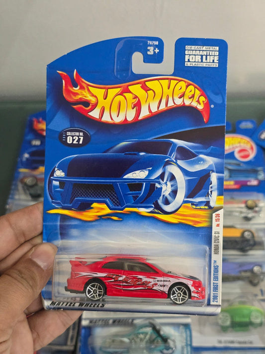 Hot Wheels Honda Civic Si - Collector No. 027 - Kinder Logs