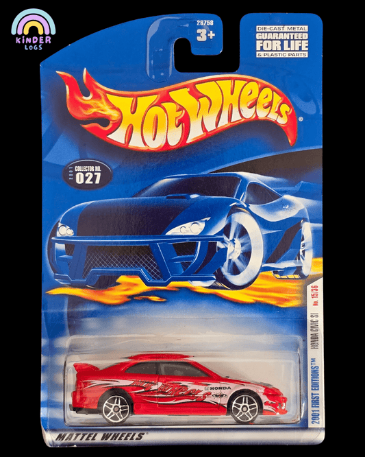 Hot Wheels Honda Civic Si - Collector No. 027 - Kinder Logs