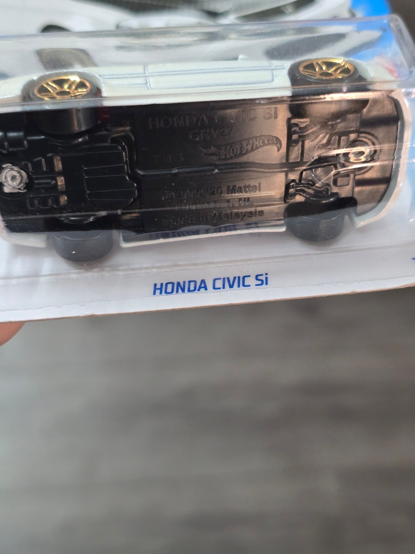 Hot Wheels Honda Civic Si - Exclusive White Color (Imported) - Kinder Logs