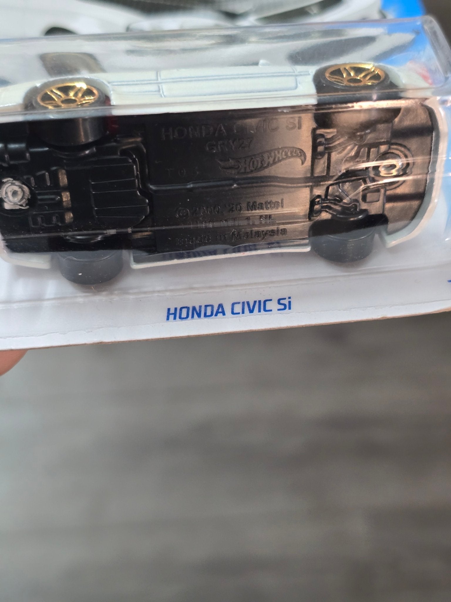 Hot Wheels Honda Civic Si - Exclusive White Color (Imported) - Kinder Logs