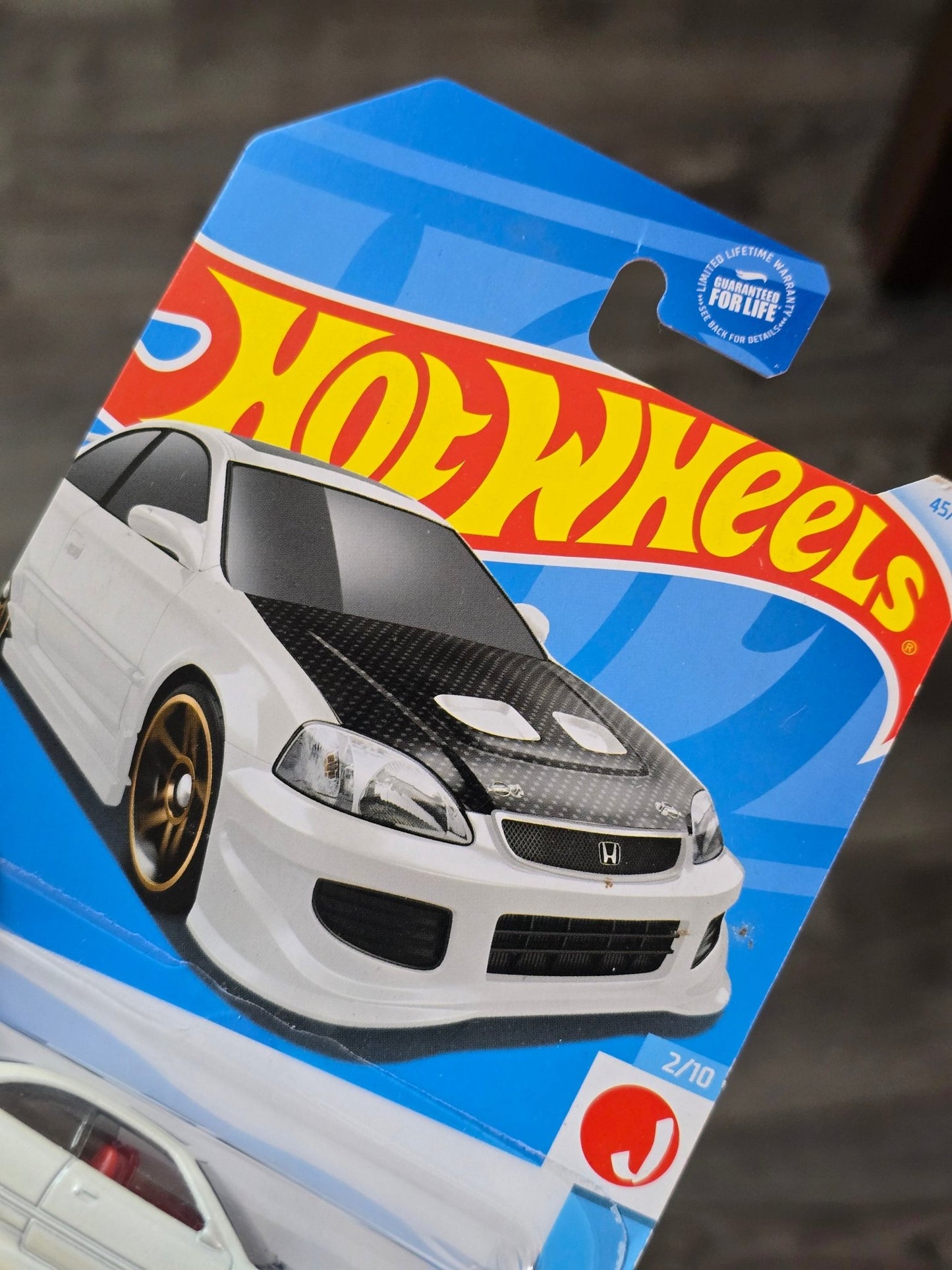 Hot Wheels Honda Civic Si - Exclusive White Color (Imported) - Kinder Logs