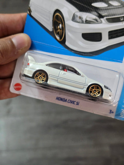Hot Wheels Honda Civic Si - Exclusive White Color (Imported) - Kinder Logs